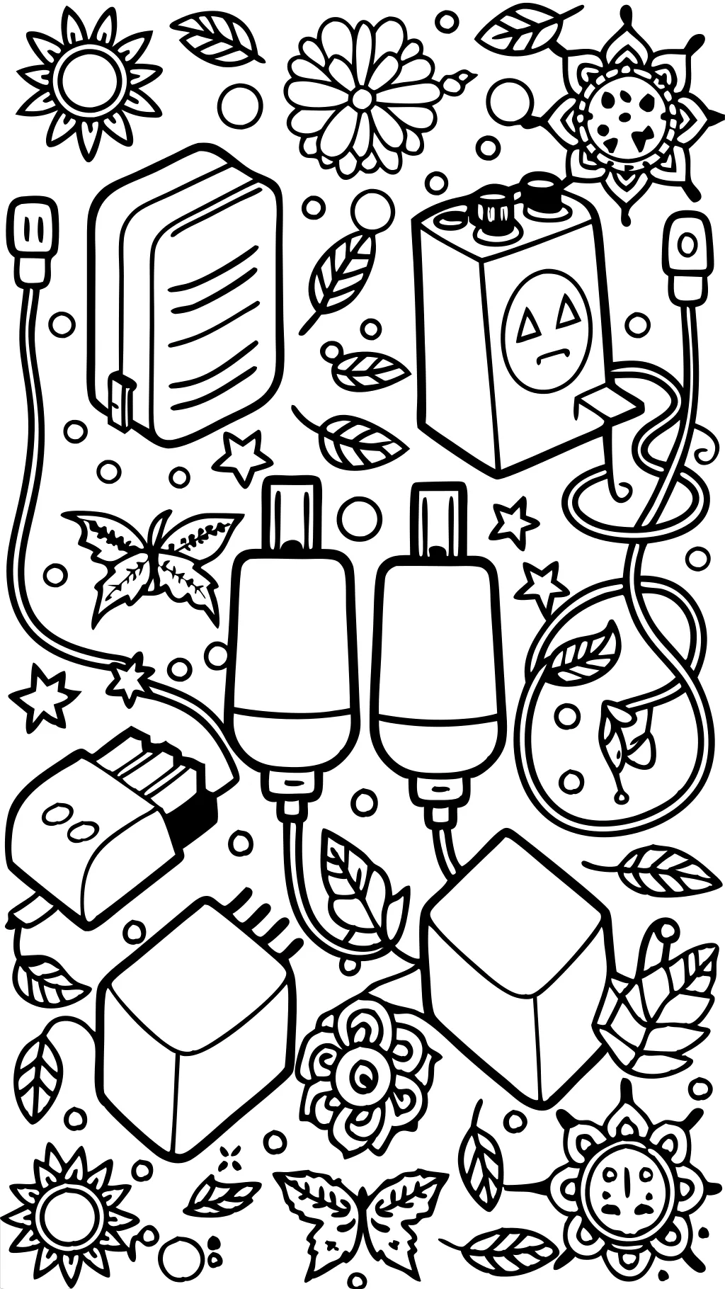 charger coloring pages